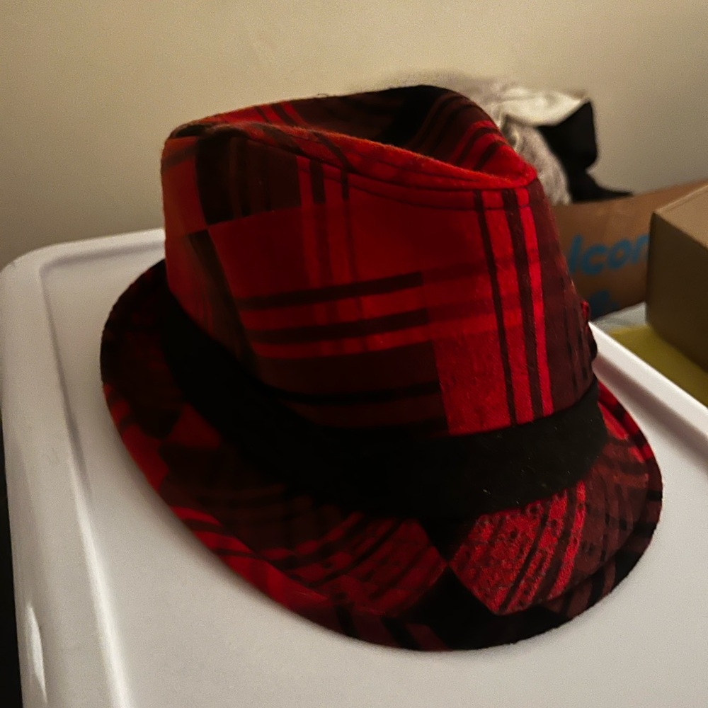 Vintage Wool Fedora Style Hat